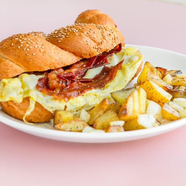 The Cowboy Breakfast Sandwich.
